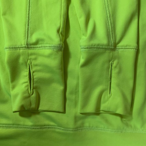 Victoria's Secret 1/4 Zip X-Small Neon Yellow Women's Ultimate Pullover Shirt - Picture 7 of 10